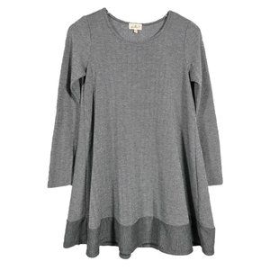 Anthropologie Puella Herringbone Savant Knit Swing Dress Size XS